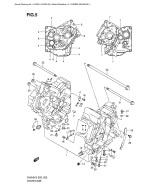 SUZUKI, SV 650 K5, KURBELGEHAEUSE