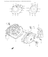 SUZUKI, SV 650 K5, KURBELGEHAEUSE ABDECKUNG