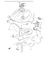 SUZUKI, SV 650 K5, TREIBSTOFF TANK