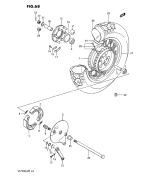 SUZUKI, VS 750 Intruder G, HINTERRAD