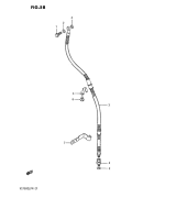 SUZUKI, VS 750 Intruder G, FRONT BREMSLEITUNG