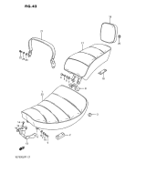 SUZUKI, VS 750 Intruder G, SITZ