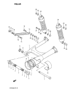 SUZUKI, VS 750 Intruder G, HINTERER SCHWING ARM