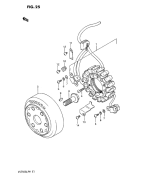 SUZUKI, VS 750 Intruder G, ZUENDMAGNET