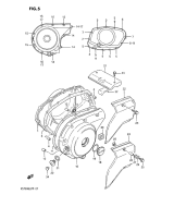 SUZUKI, VS 750 Intruder G, KURBELGEHAEUSE ABDECKUNG