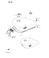 SUZUKI, VS 750 Intruder G, TREIBSTOFF TANK