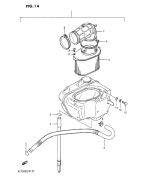 SUZUKI, VS 750 Intruder G, LUFTFILTER REAR