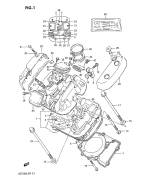 SUZUKI, VS 750 Intruder G, ZYLINDER KOPF FRONT